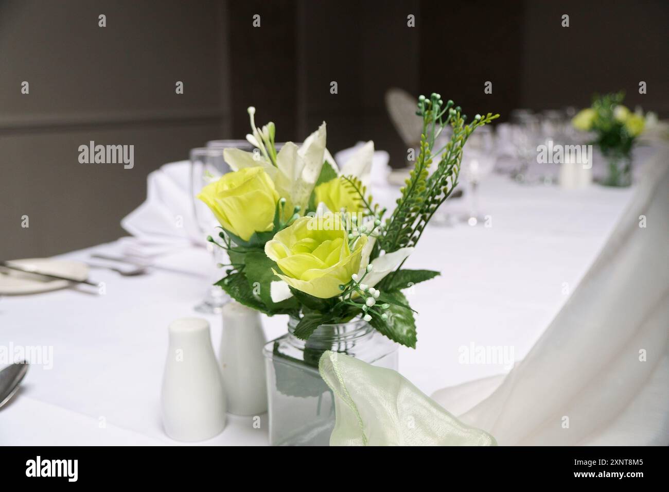 Il giorno del matrimonio Foto Stock