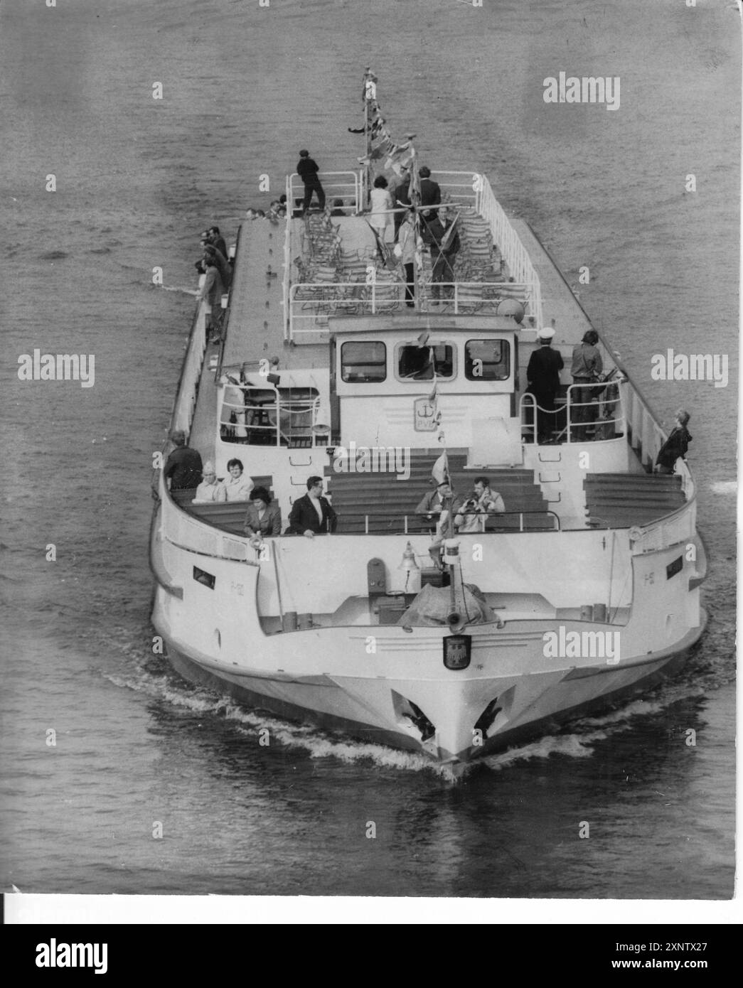 La White Fleet aprì la stagione sull'Havel con la tradizionale parata della flotta. Nave. Trasporti marittimi, trasporti marittimi. GDR. storico. Foto: MAZ/Wolfgang Mallwitz, 30.04.1973 [traduzione automatizzata] Foto Stock