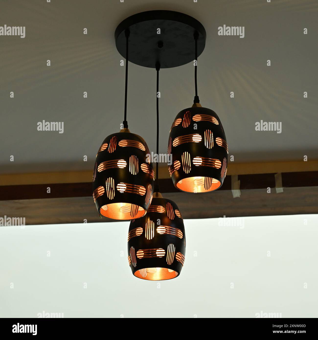 Fancy Interior Lights Interior Design Highlights lampada da sospensione a soffitto Kerala India Foto Stock