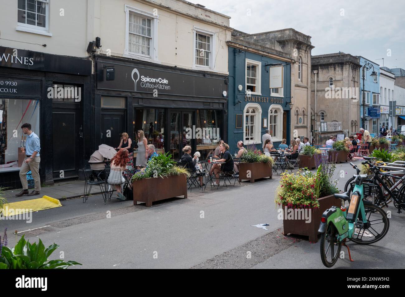 The Mall. Clifton, Bristol Foto Stock