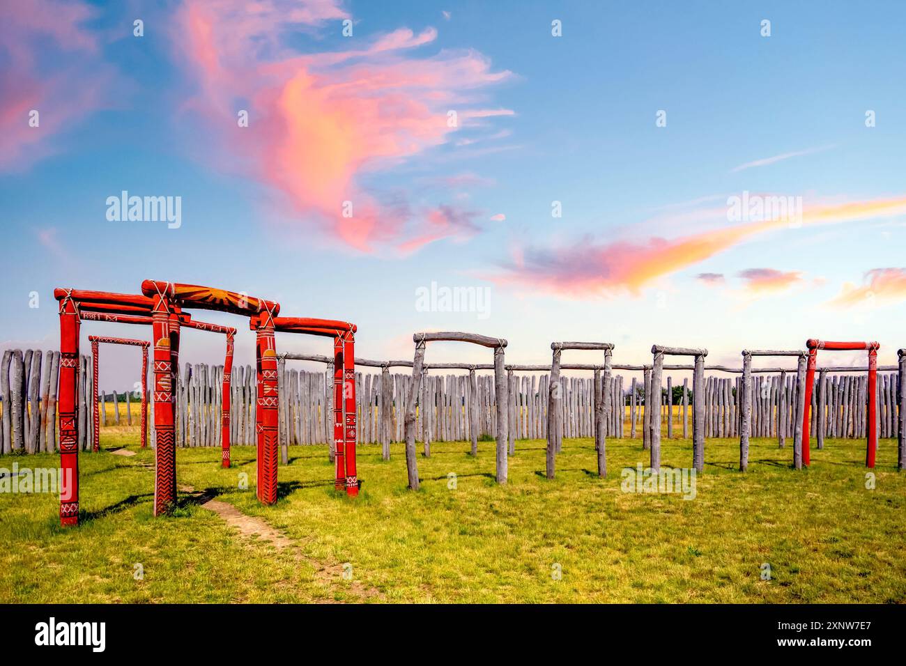 Ring Sanctuary, Poemmelte, Germania Foto Stock