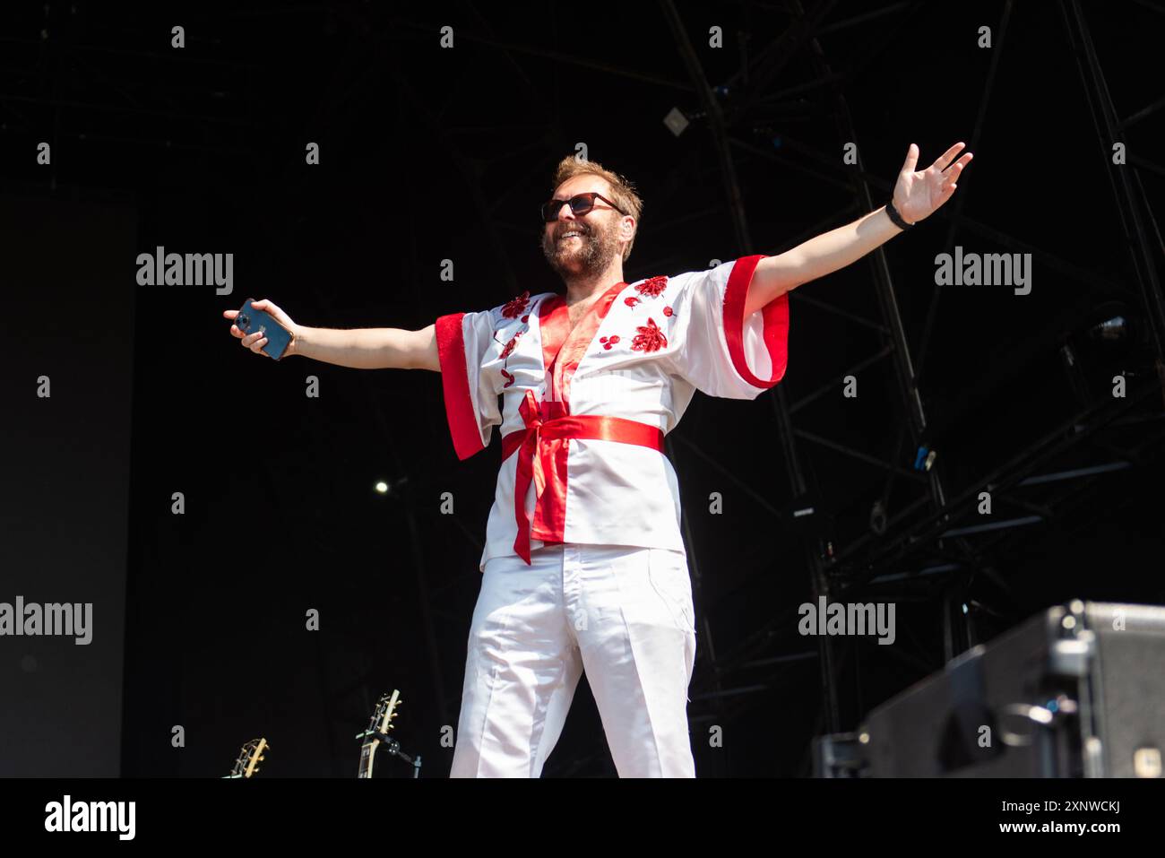 Oxfordshire, 2 agosto 2024, Bjorn di nuovo sul palco al Wilderness Festival di Cornbury Park, credito: Lou Morris/Alamy Live News Foto Stock