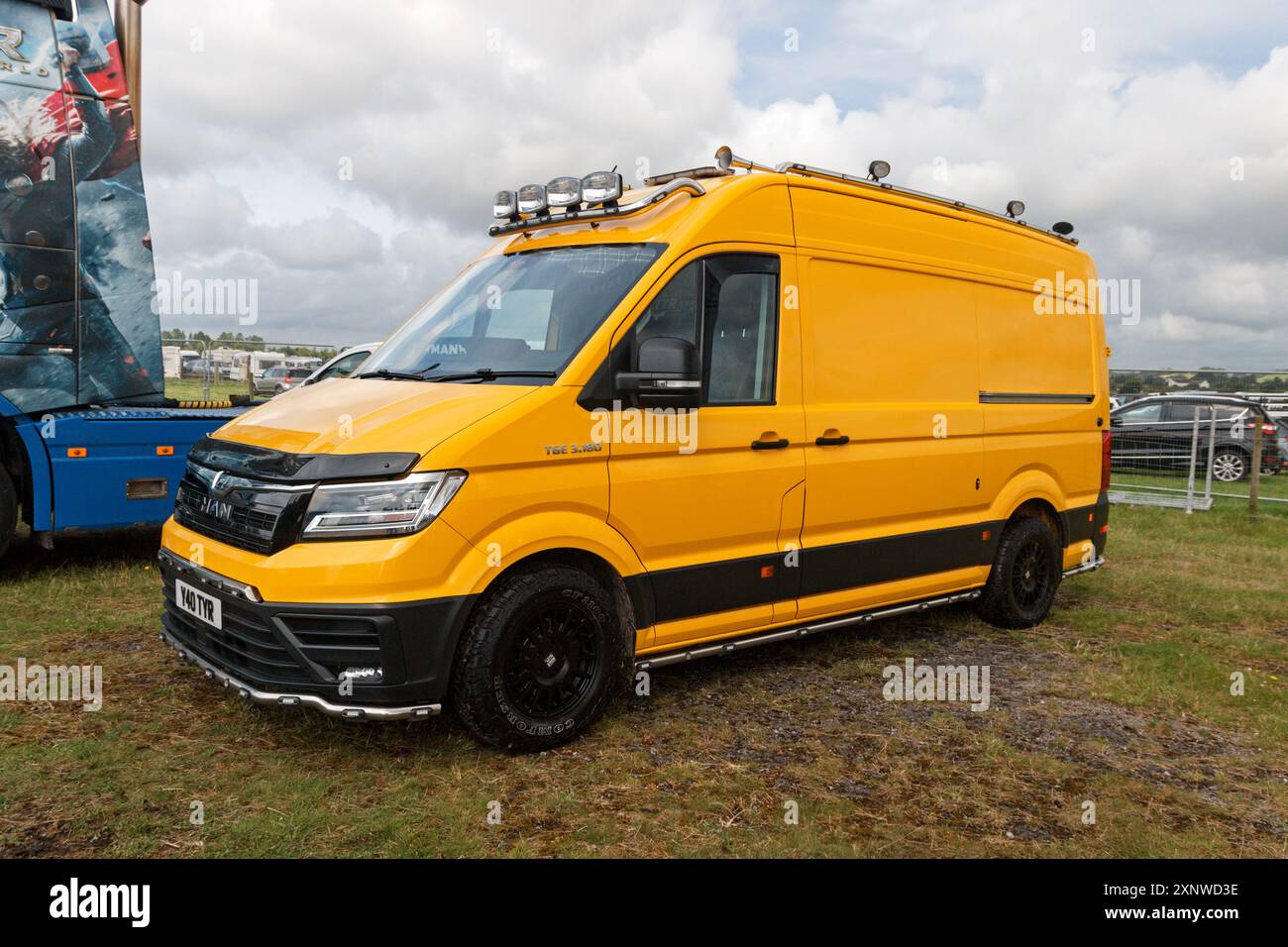 Uomo TGE 3,180. Cumbria Steam Gathering 2024. Foto Stock
