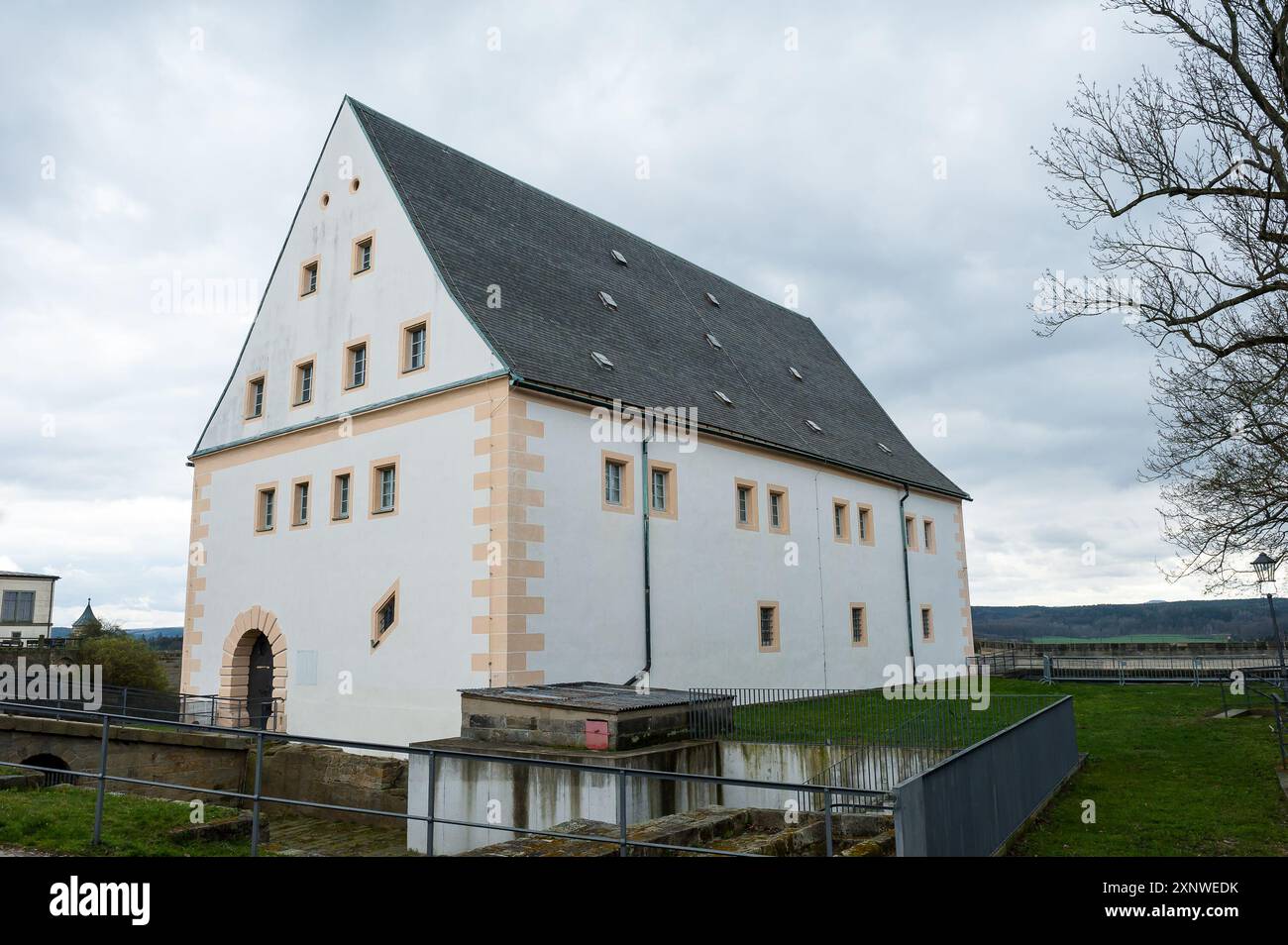 Fortezza di Königstein, Sassonia, Germania Foto Stock