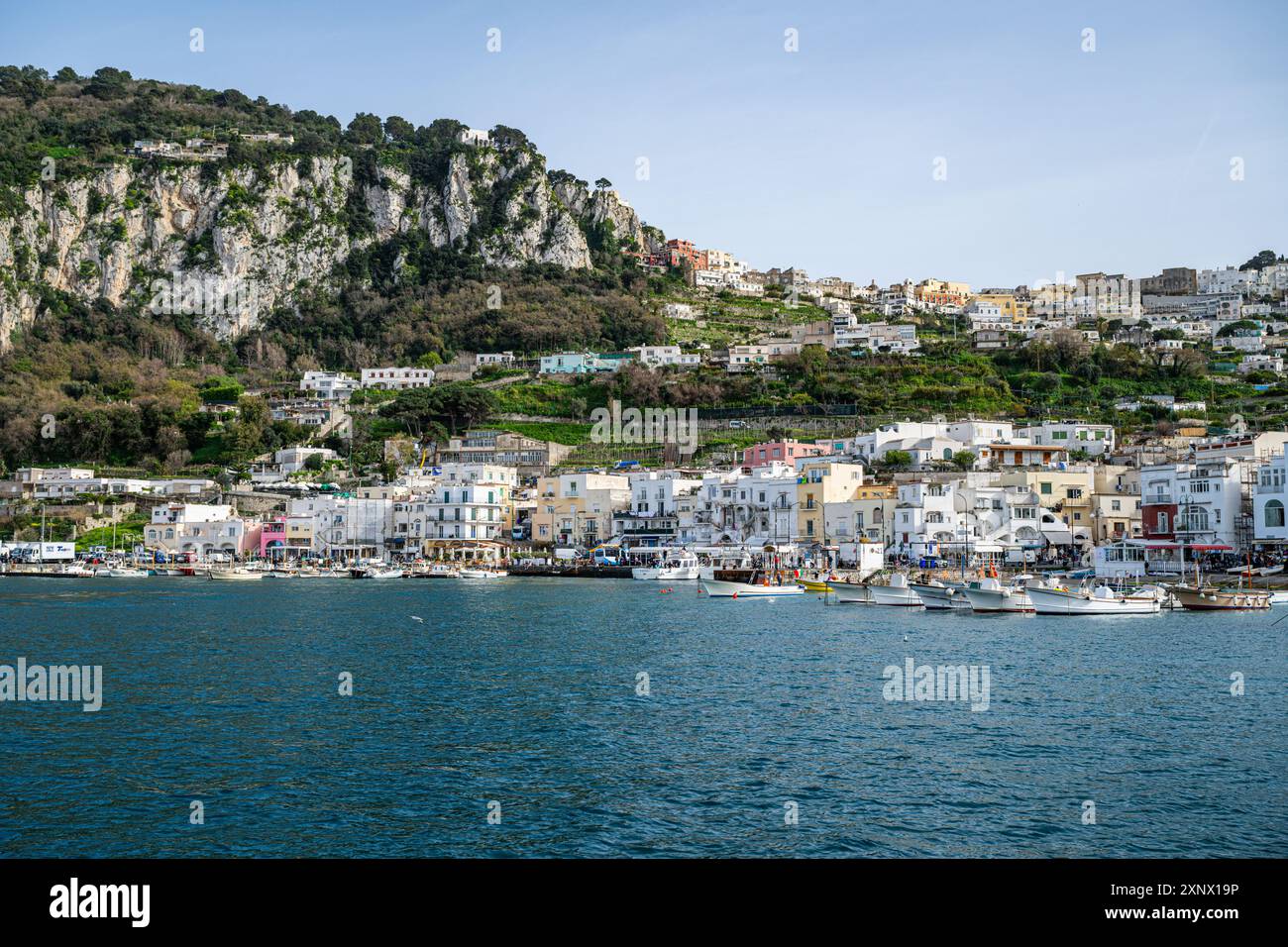 Isola di Capri, Golfo di Napoli, Campania, Italia, Europa Foto Stock