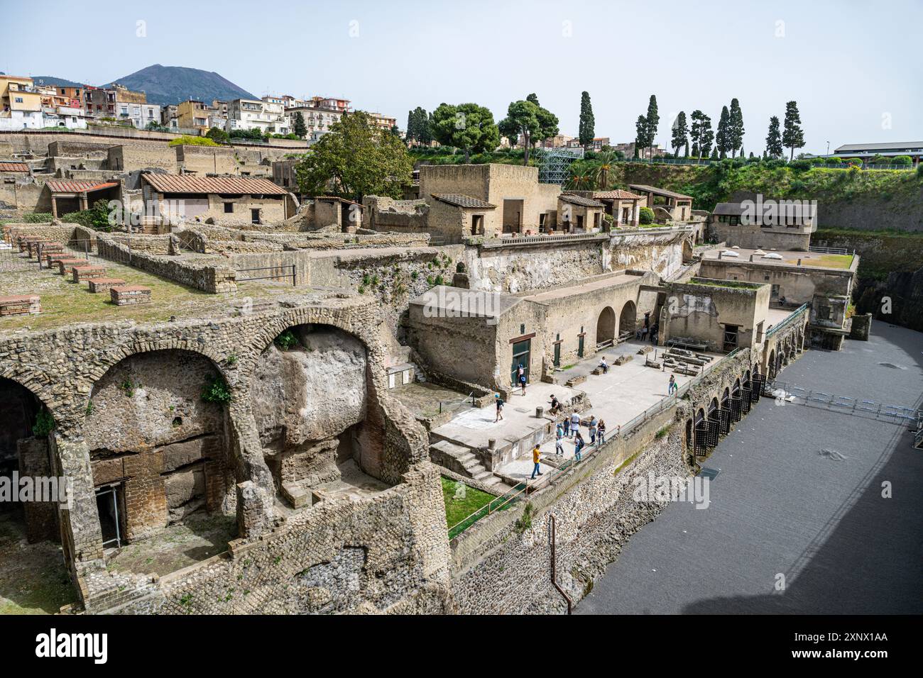 Città romana di Ercolano, patrimonio dell'umanità dell'UNESCO, Campania, Italia, Europa Foto Stock