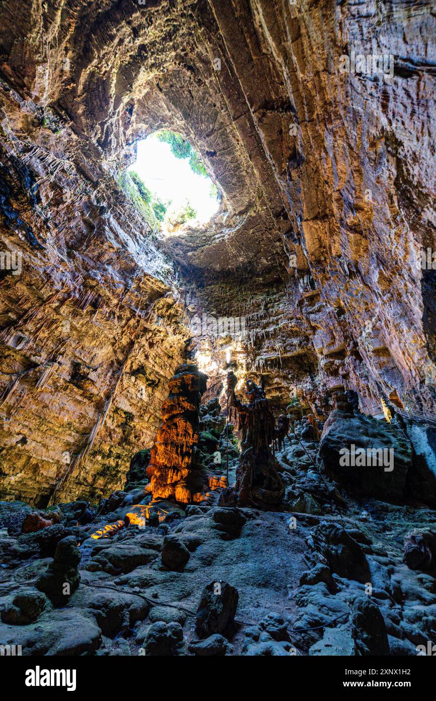 Grotte di Castellana (Castellana Grotte), Puglia, Italia, Europa Foto Stock