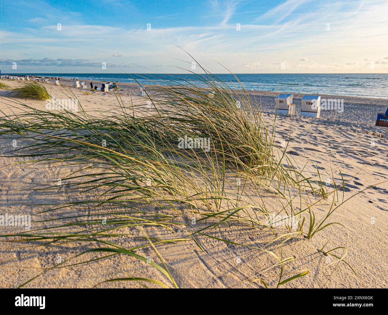 Weststrand, Hoernum, Sylt Foto Stock