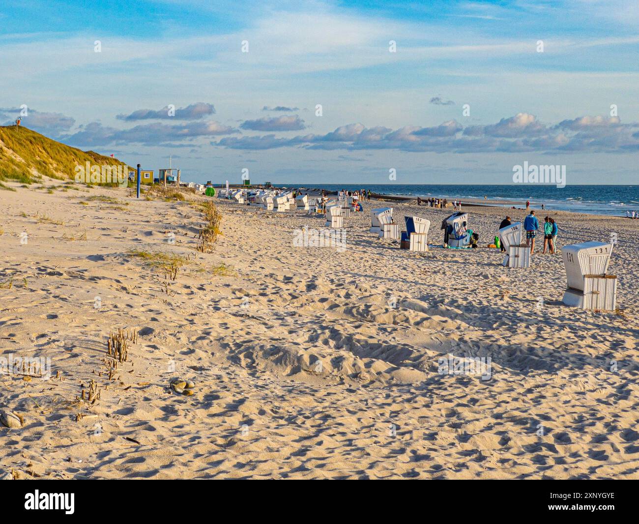Weststrand, Hoernum, Sylt Foto Stock