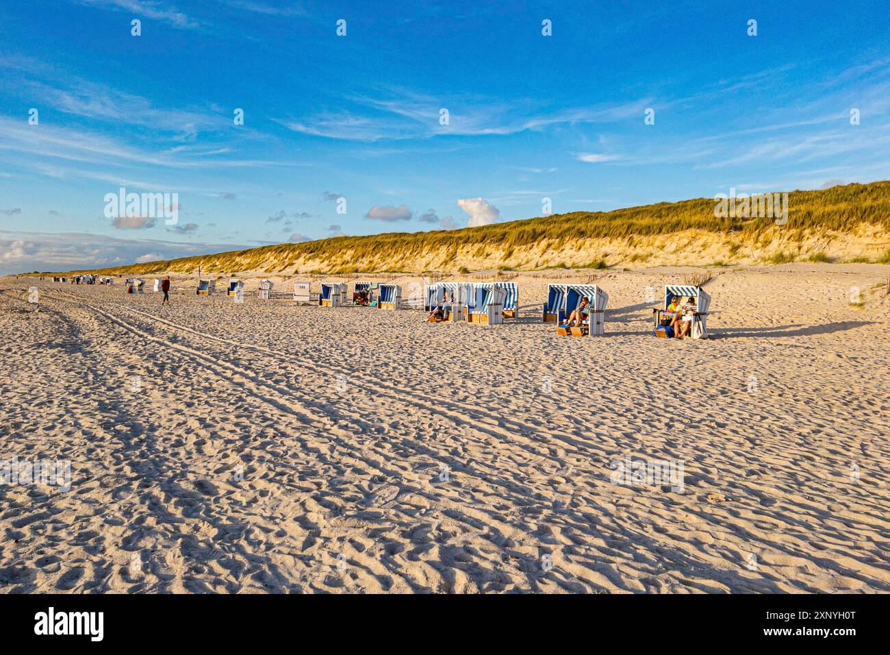 Weststrand, Hoernum, Sylt Foto Stock
