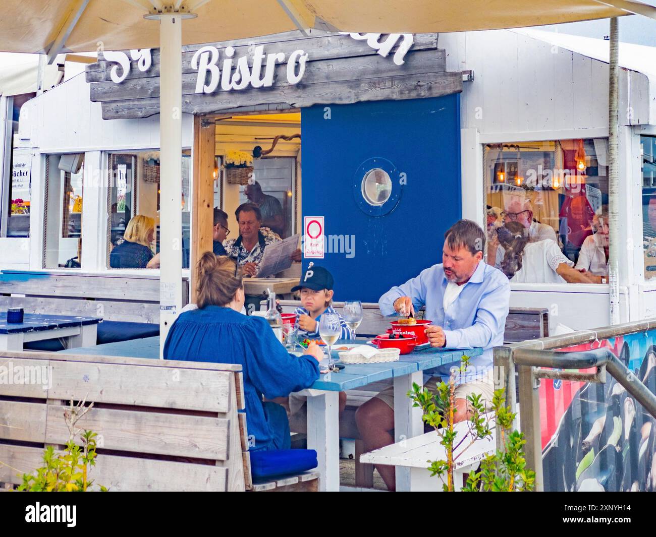 Sylter Muschel-Bistro, Hoernum, Sylt Foto Stock