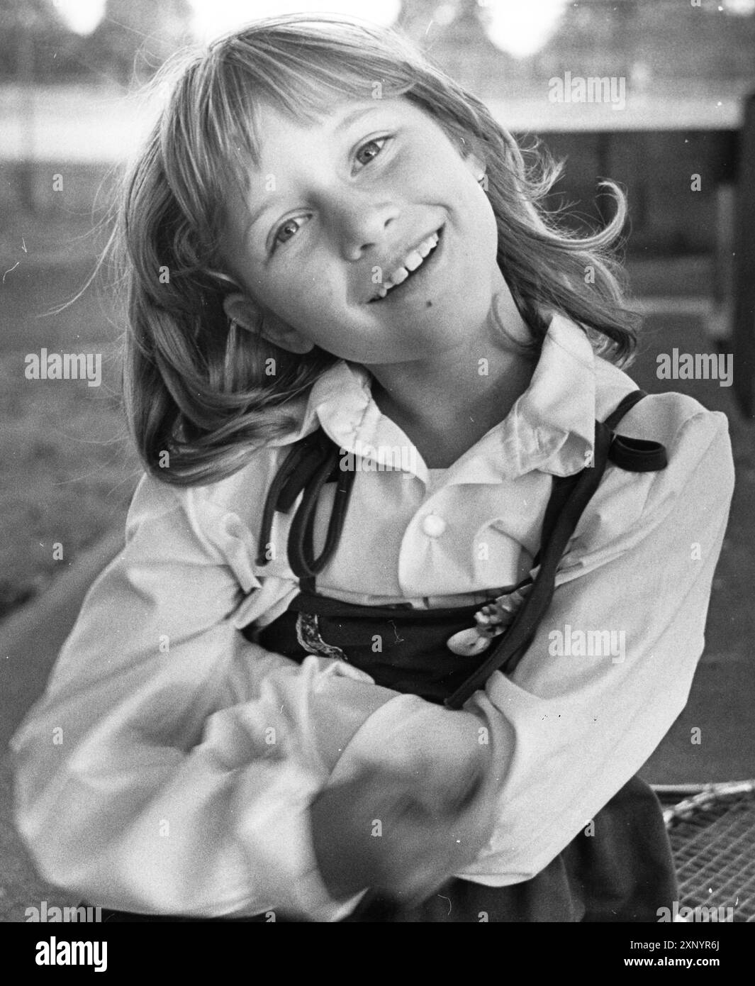 Christina Donahoo, circa 8 anni ©1992 Austin, Texas ©Bob Daemmrich Foto Stock