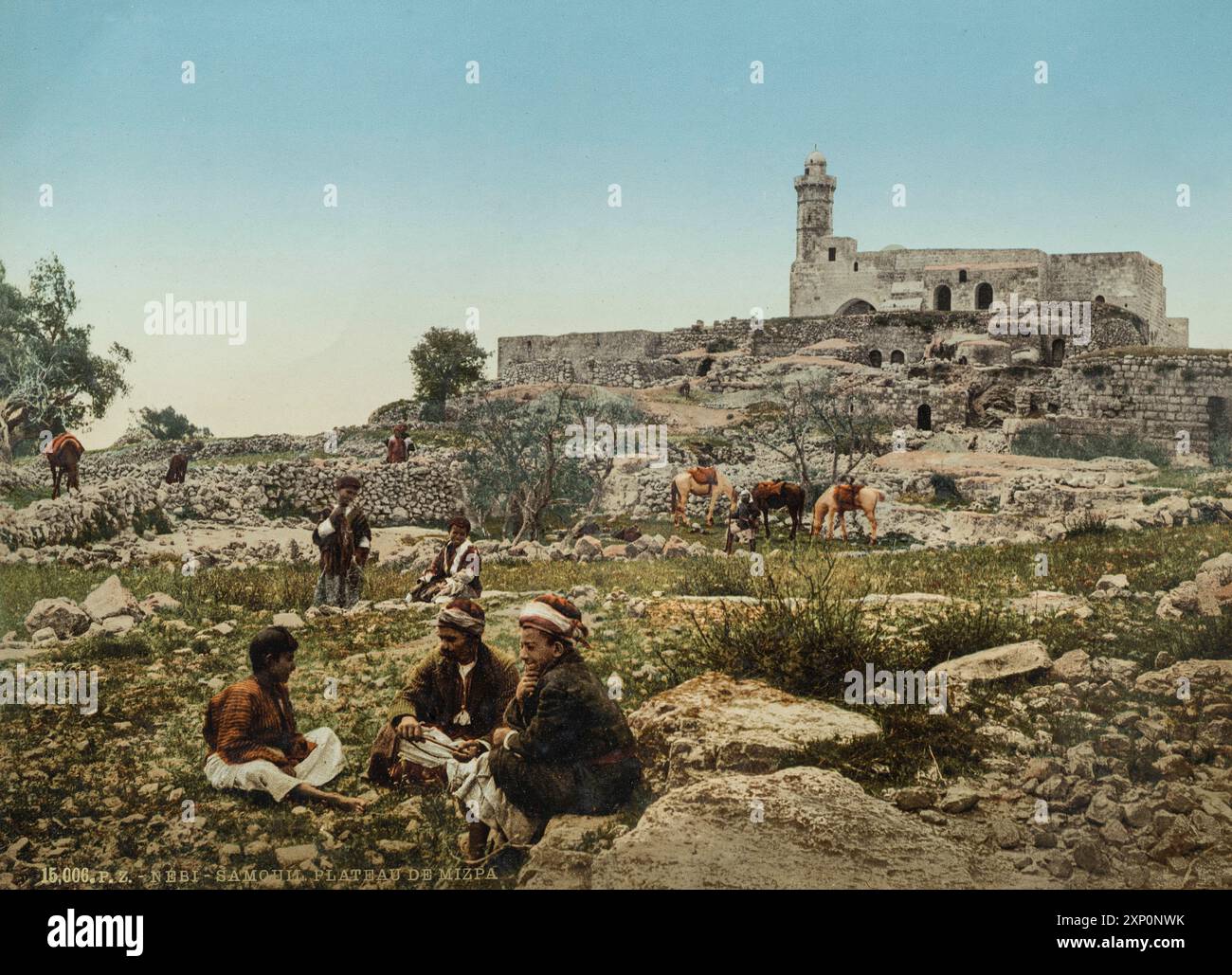 Mizpah, Palestina, Israele, Terra Santa, stampa fotocromata intorno al 1890 Foto Stock
