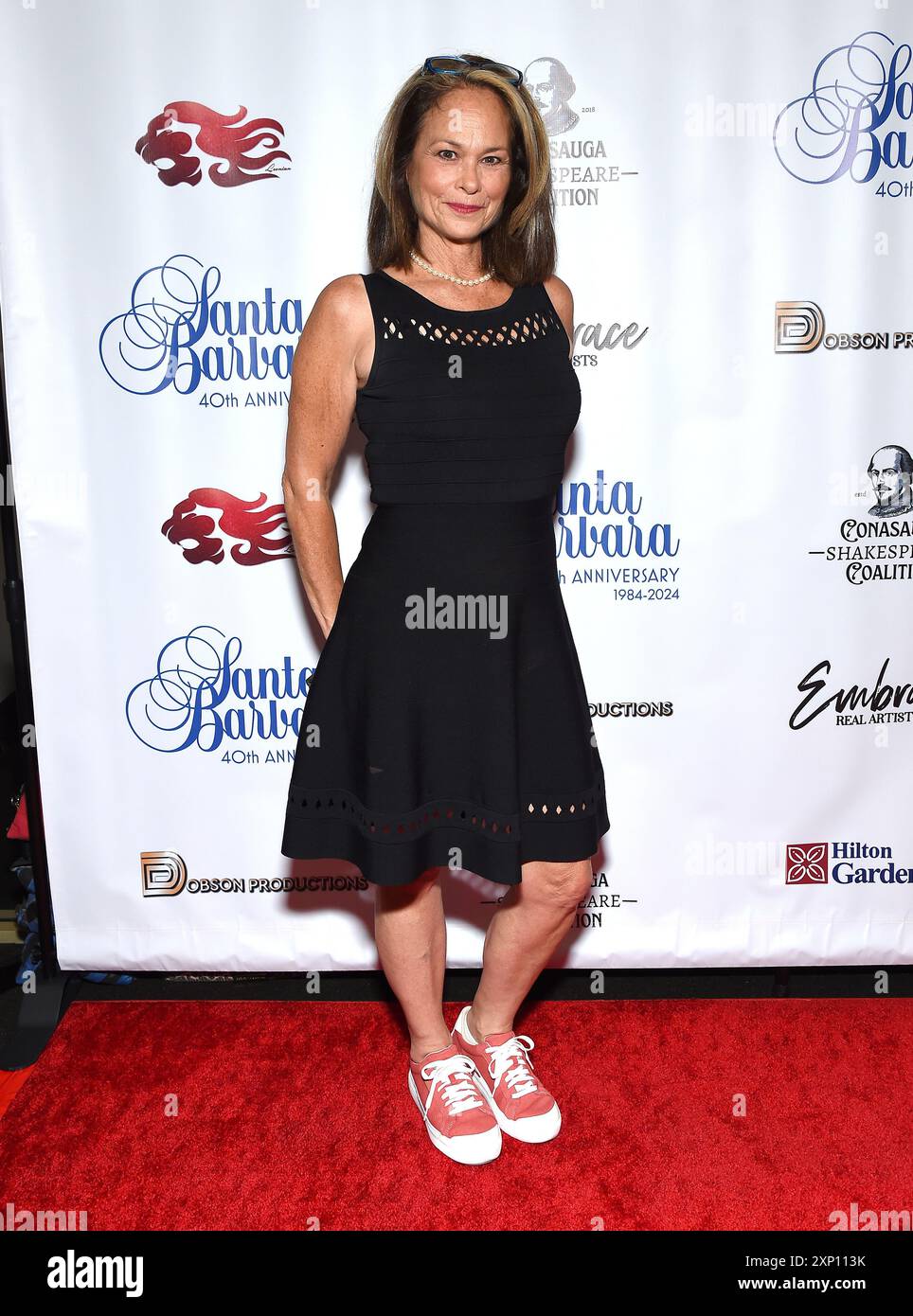 Burbank, Stati Uniti. 2 agosto 2024. Jane Rogers arriva a Santa Barbara 40th Anniversary Reunion al Colony Theatre il 2 agosto 2024 a Burbank, CA. © Lisa OConnor/AFF-USA.com credito: AFF/Alamy Live News Foto Stock