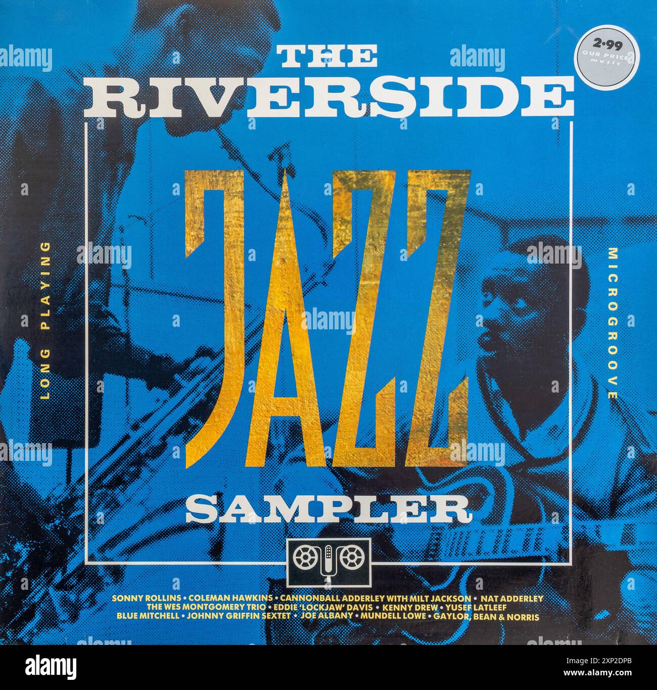 The Riverside Jazz Sampler album, copertina vinile LP Foto Stock