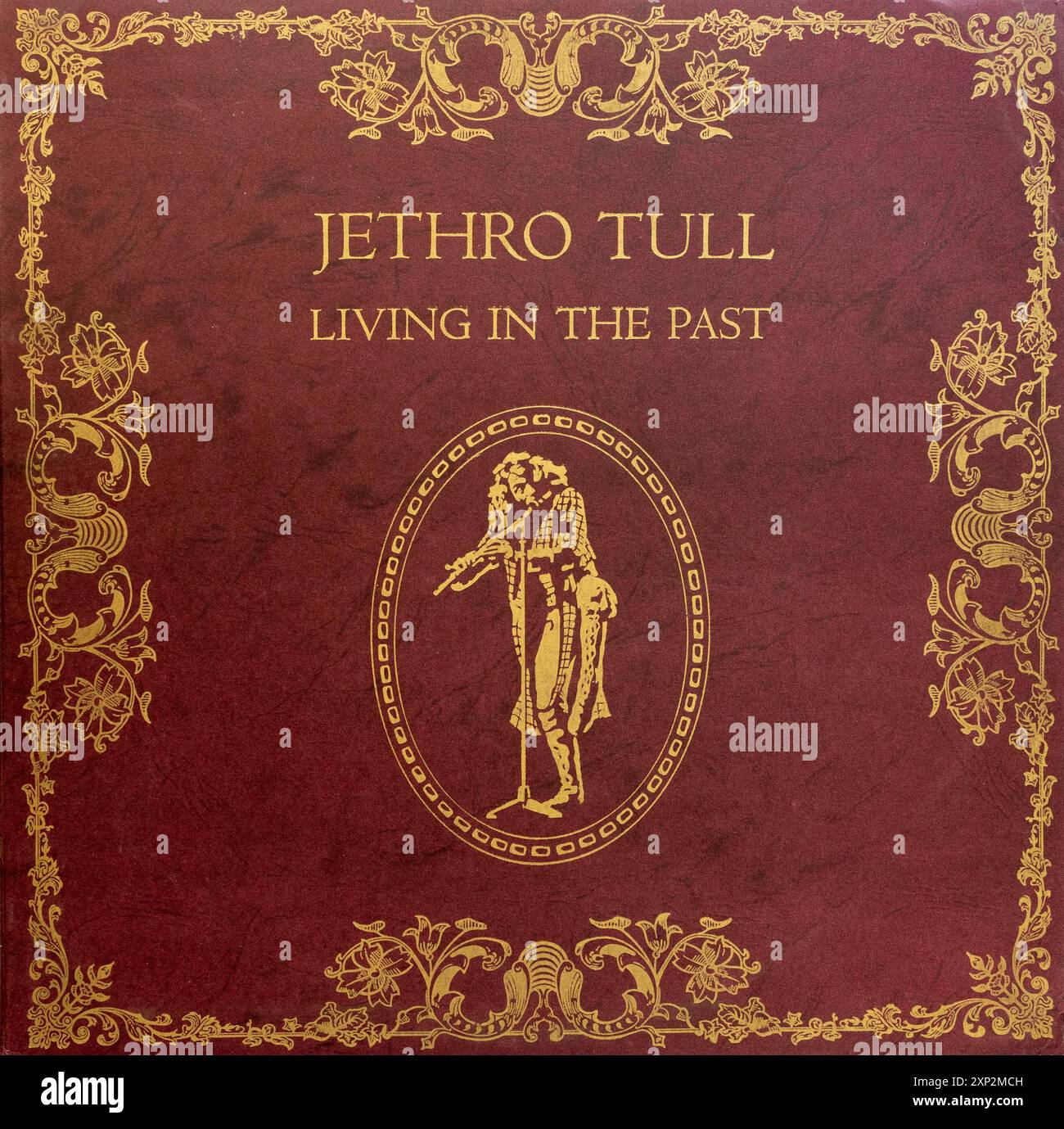 Living in the Past album cover art, vinile LP del gruppo rock britannico Jethro Tull Foto Stock