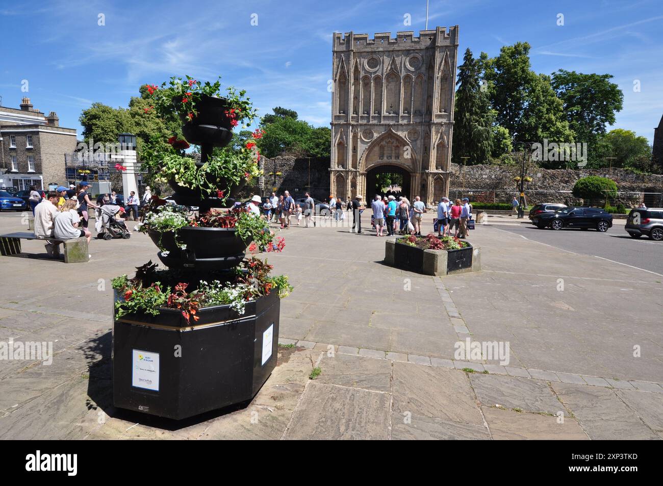 Abbey Gate Bury St Edmunds Suffolk Inghilterra Regno Unito Foto Stock