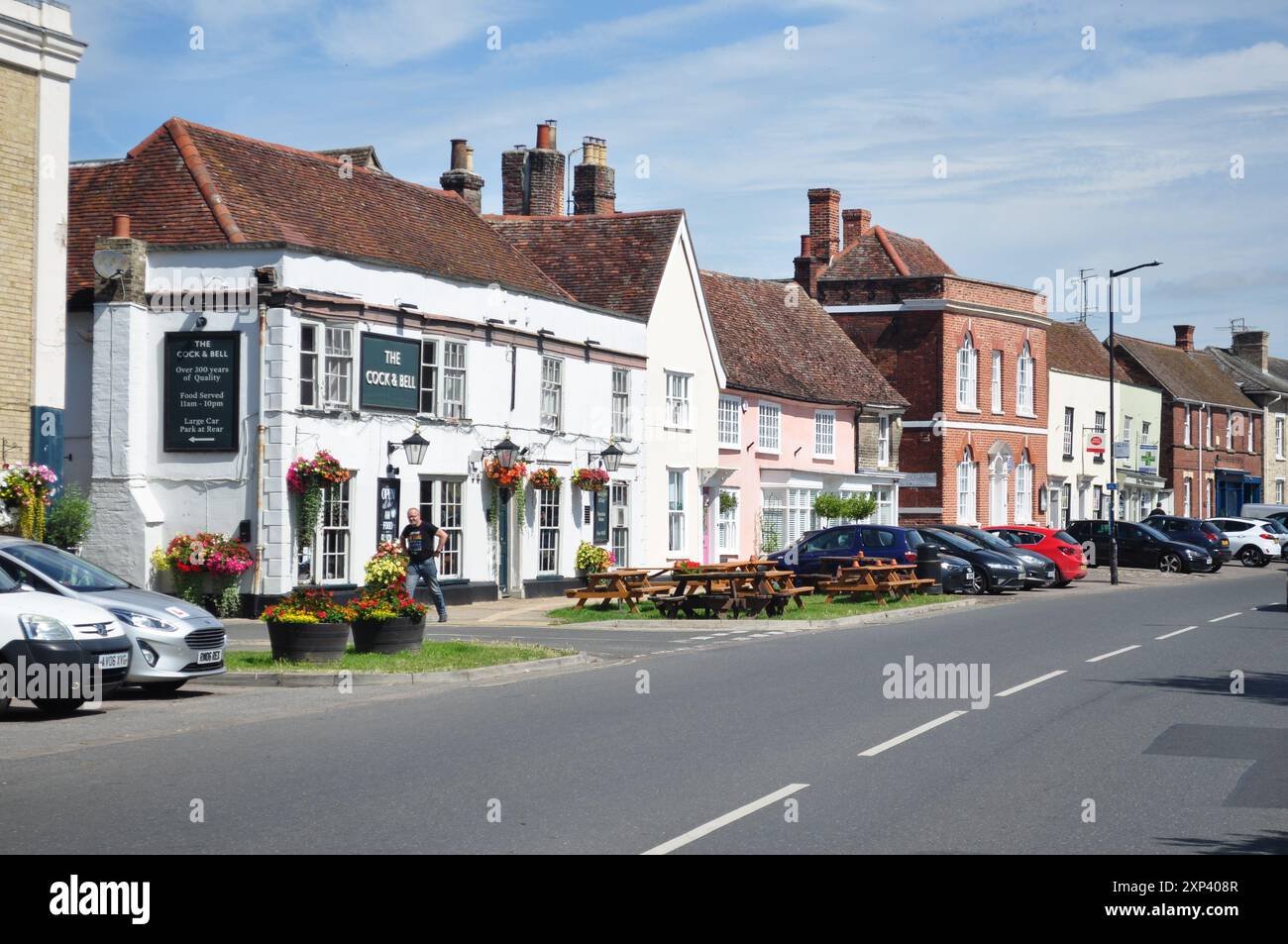 Long Melford, Suffolk, Inghilterra Foto Stock