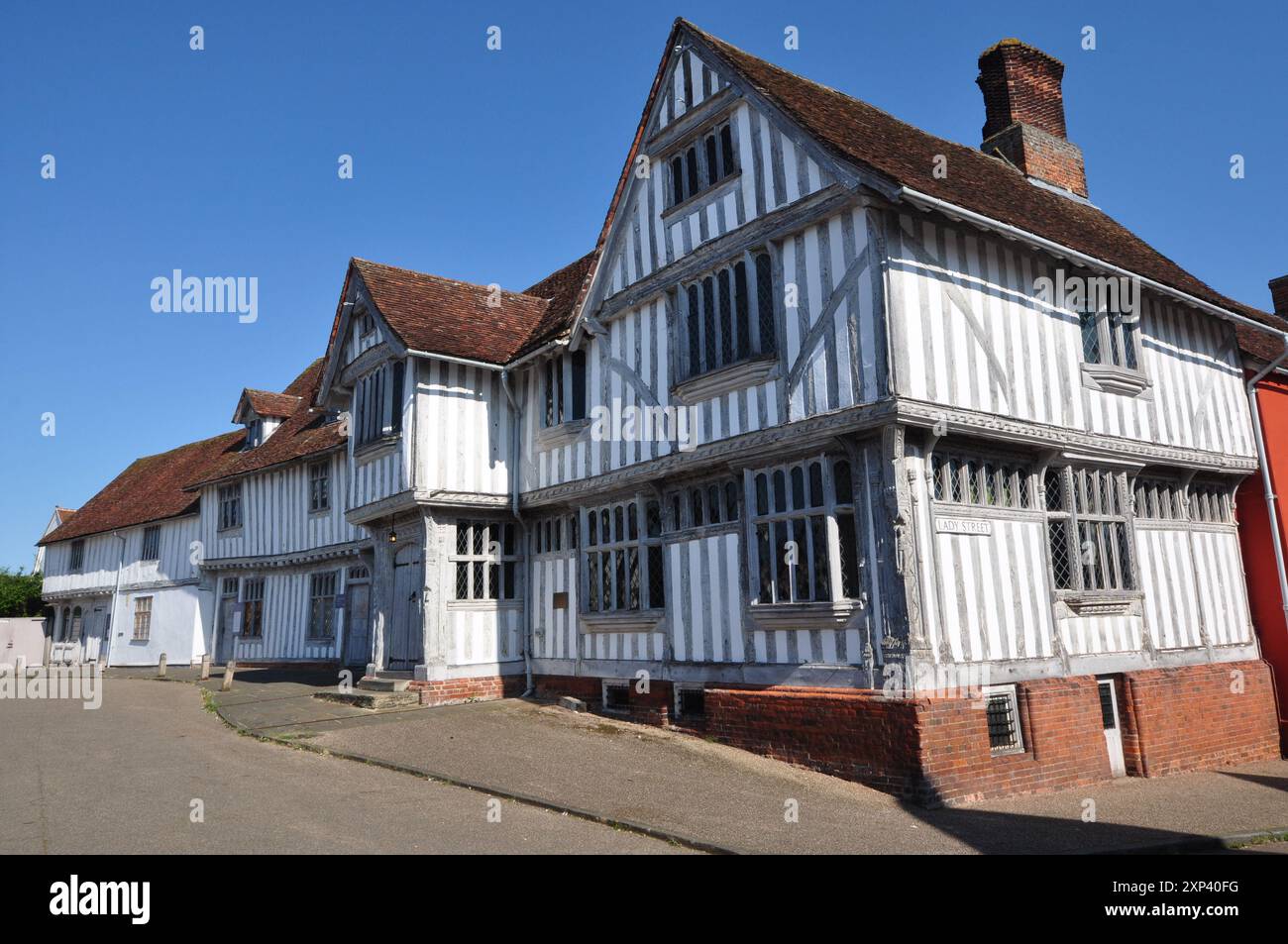 Guildhall, Lavenham, Suffolk, Inghilterra, Regno Unito Foto Stock
