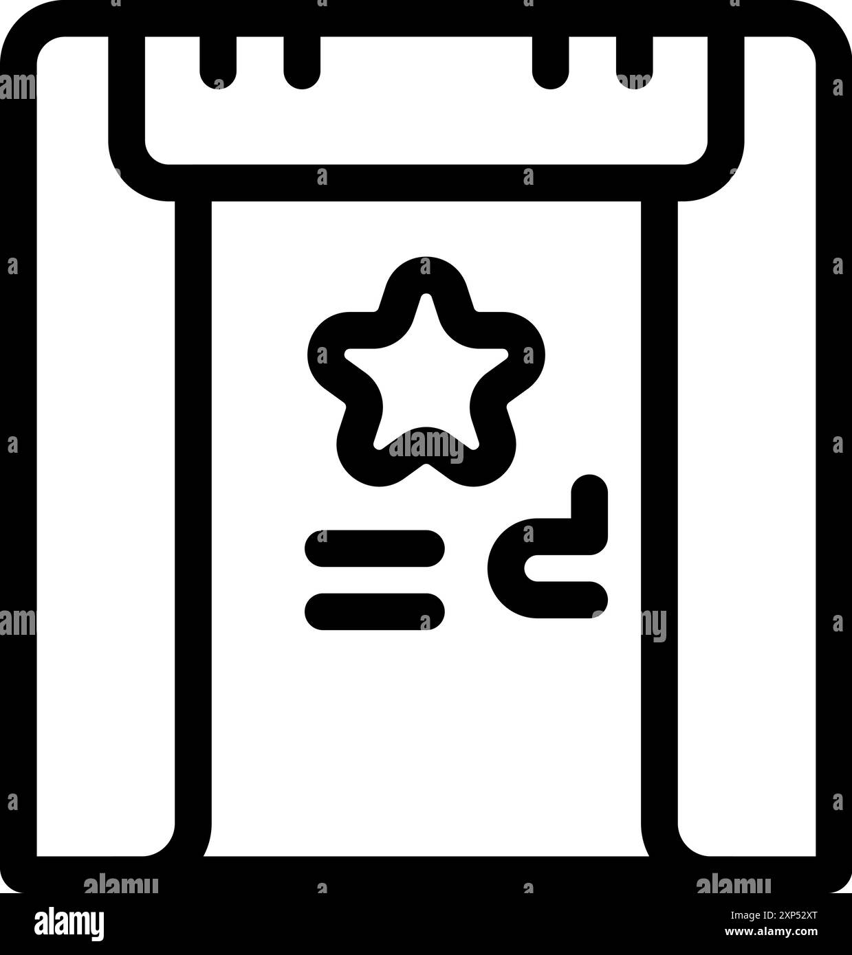 Icona a forma di riga di una cartuccia di gioco, che rappresenta il mondo dei videogiochi e dell'intrattenimento Illustrazione Vettoriale