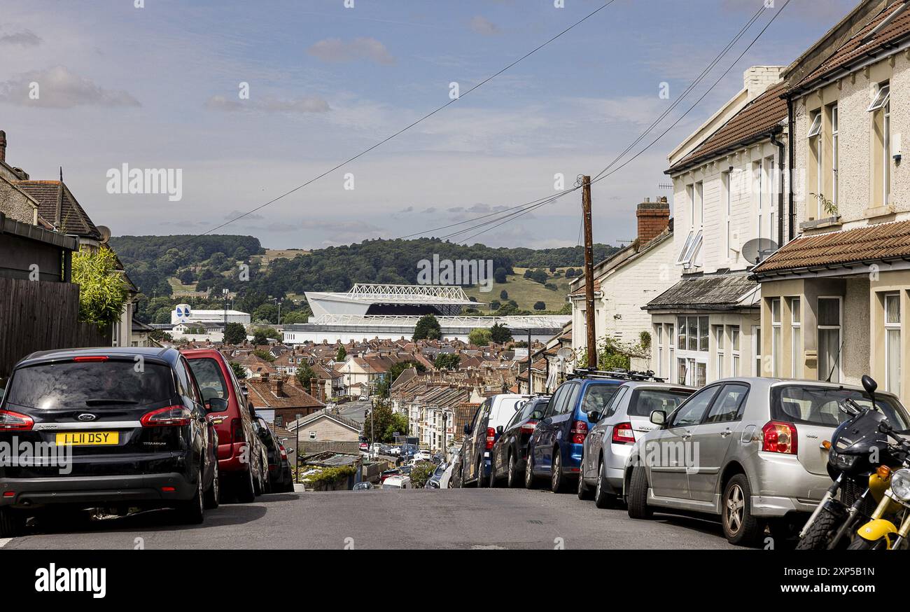 Bristol, Regno Unito. 3 agosto 2024. BRISTOL - 08-08-2024. Stadio Aston Gate. Eredivisie voetball. Bristol City FC - Willem II (amichevole). Punteggio finale 0-0. Crediti: Pro Shots/Alamy Live News Foto Stock Bristol, Regno Unito. 3 agosto 2024. BRISTOL - 08-08-2024. Stadio Aston Gate. Eredivisie voetball. Bristol City FC - Willem II (amichevole). Punteggio finale 0-0. Crediti: Pro Shots/Alamy Live News Foto Stock