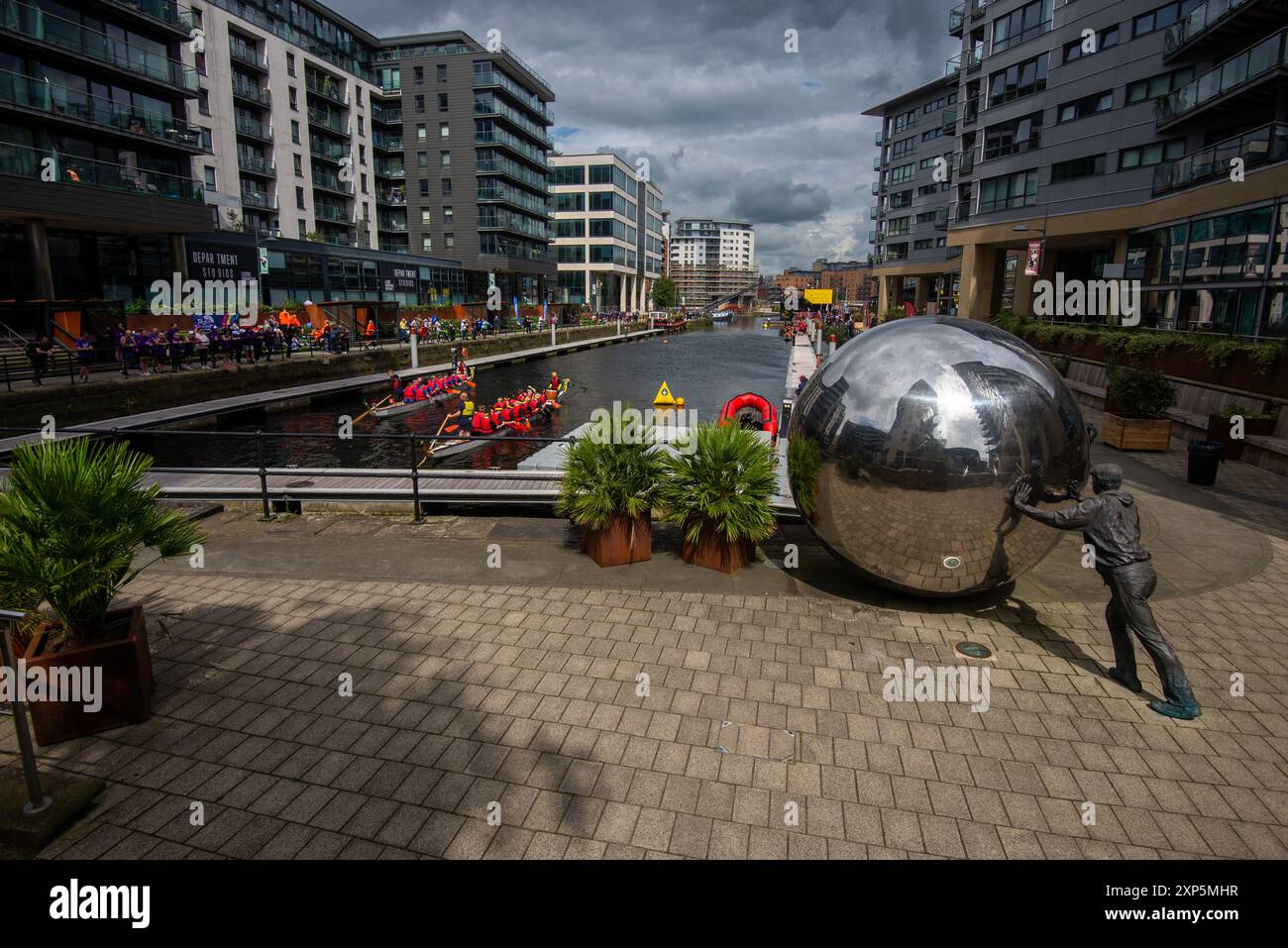 Dock di Leeds Foto Stock