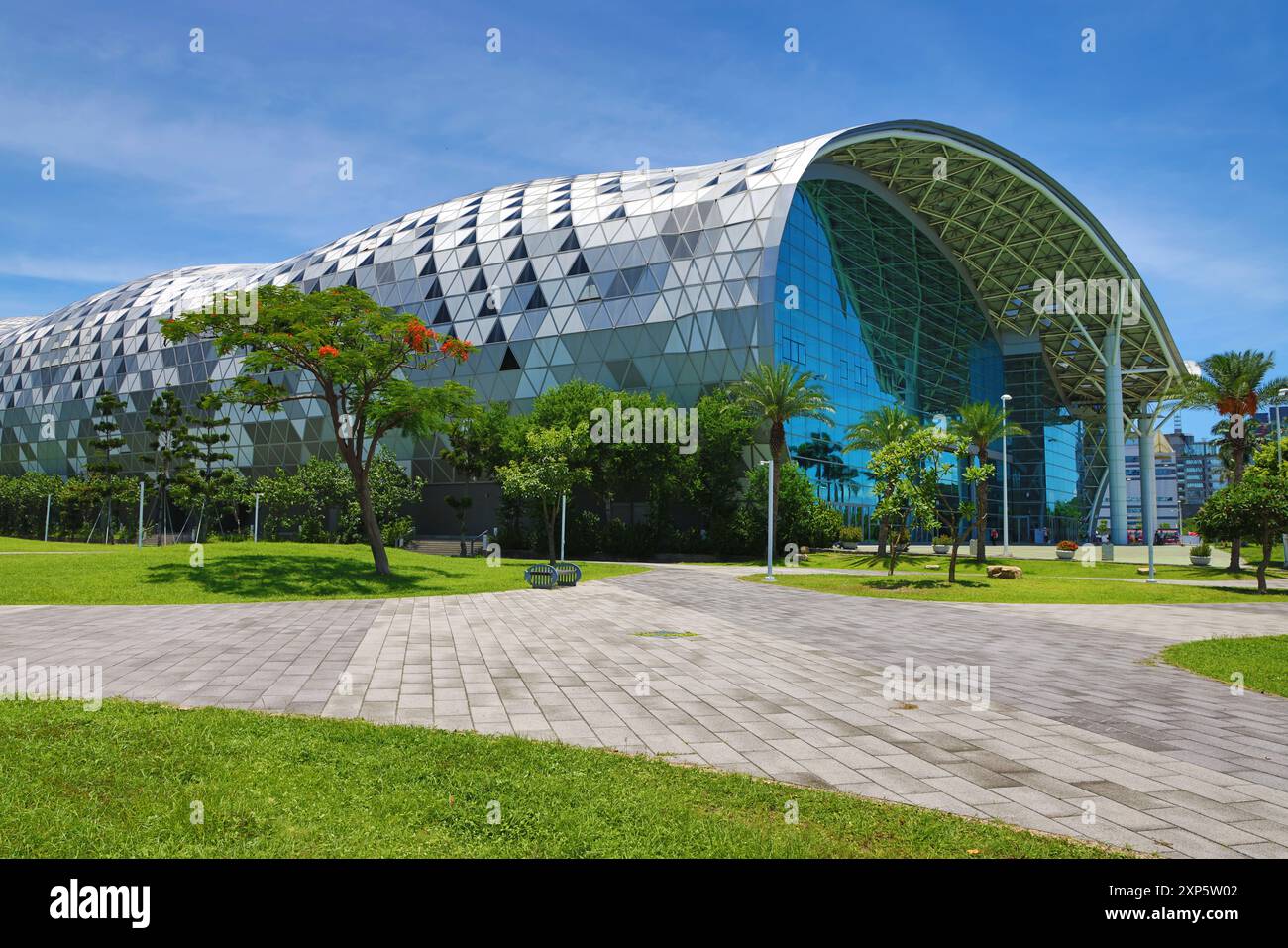 Centro esposizioni di Kaohsiung, Kaohsiung, Taiwan Foto Stock