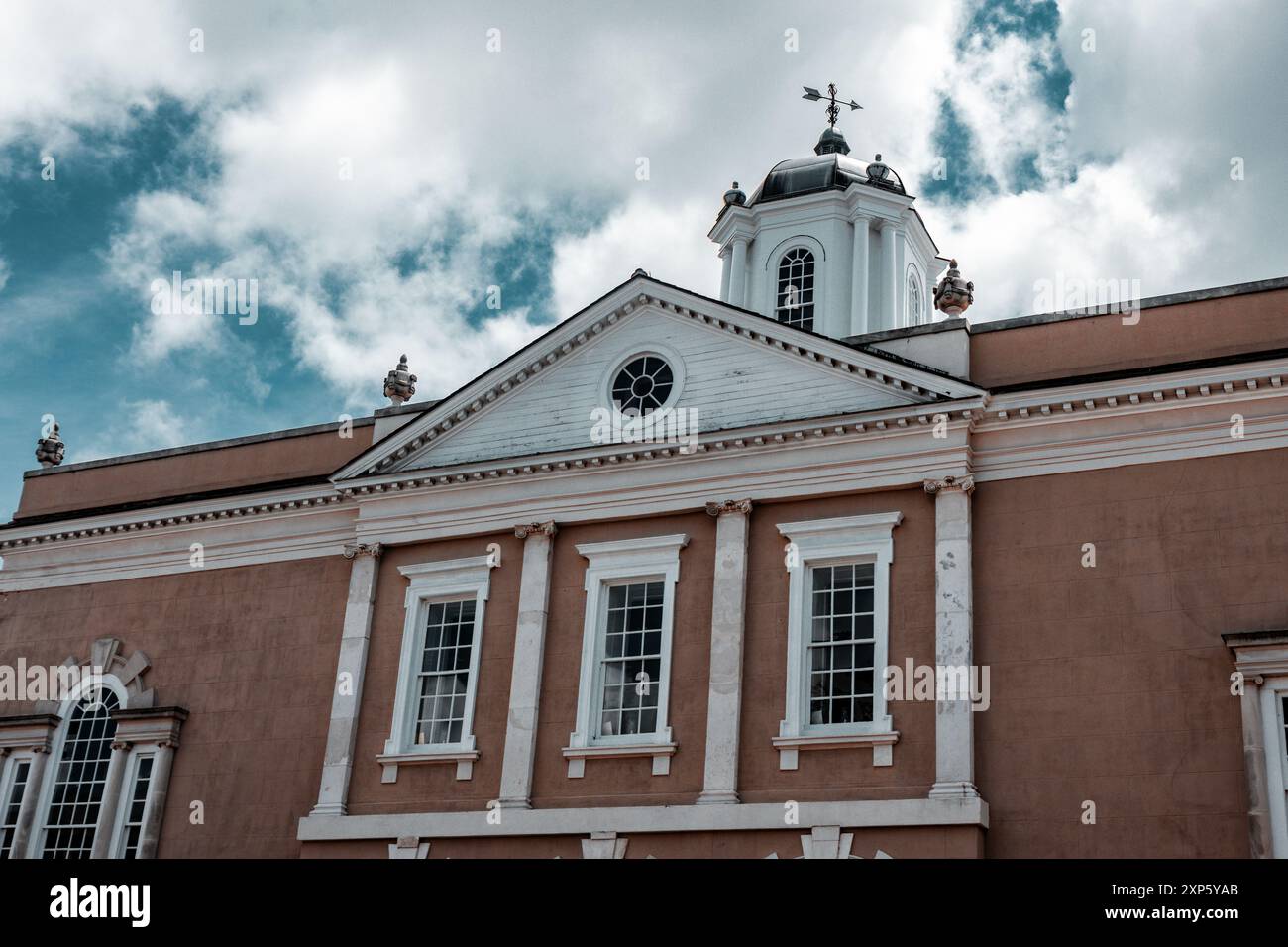 facciata o ingresso anteriore del vecchio scambino e prigione di charleston, south carolina Foto Stock