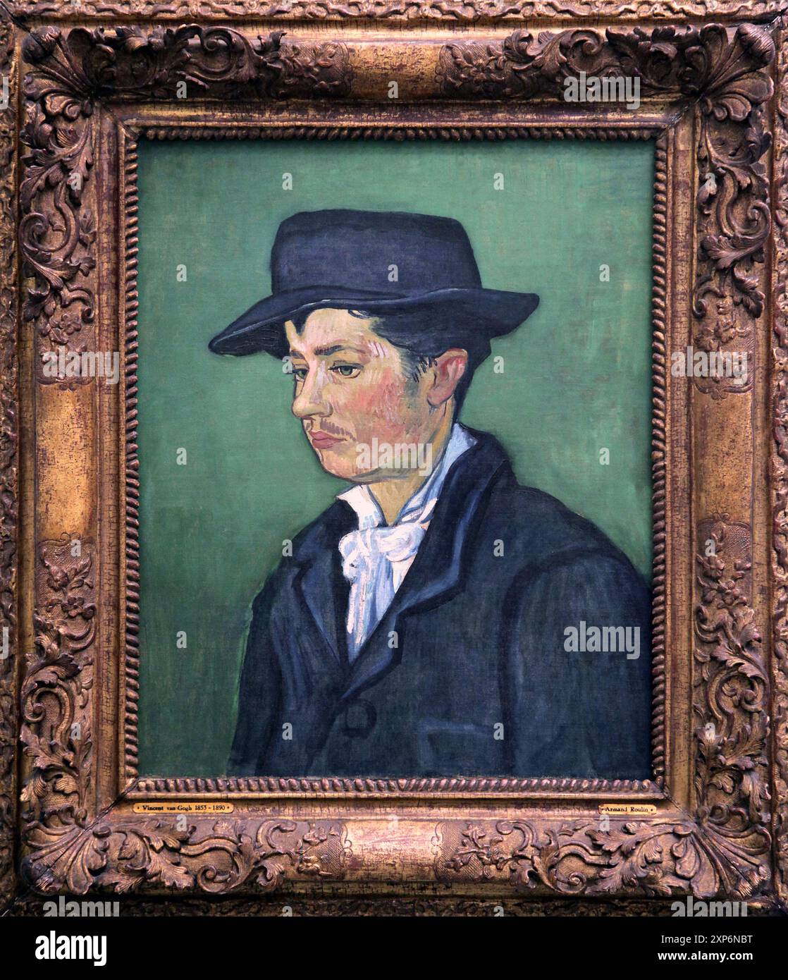 Ritratto di Armand Roulin.(1888) di Vincent van Gogh.( 1853-1890). Foto Stock