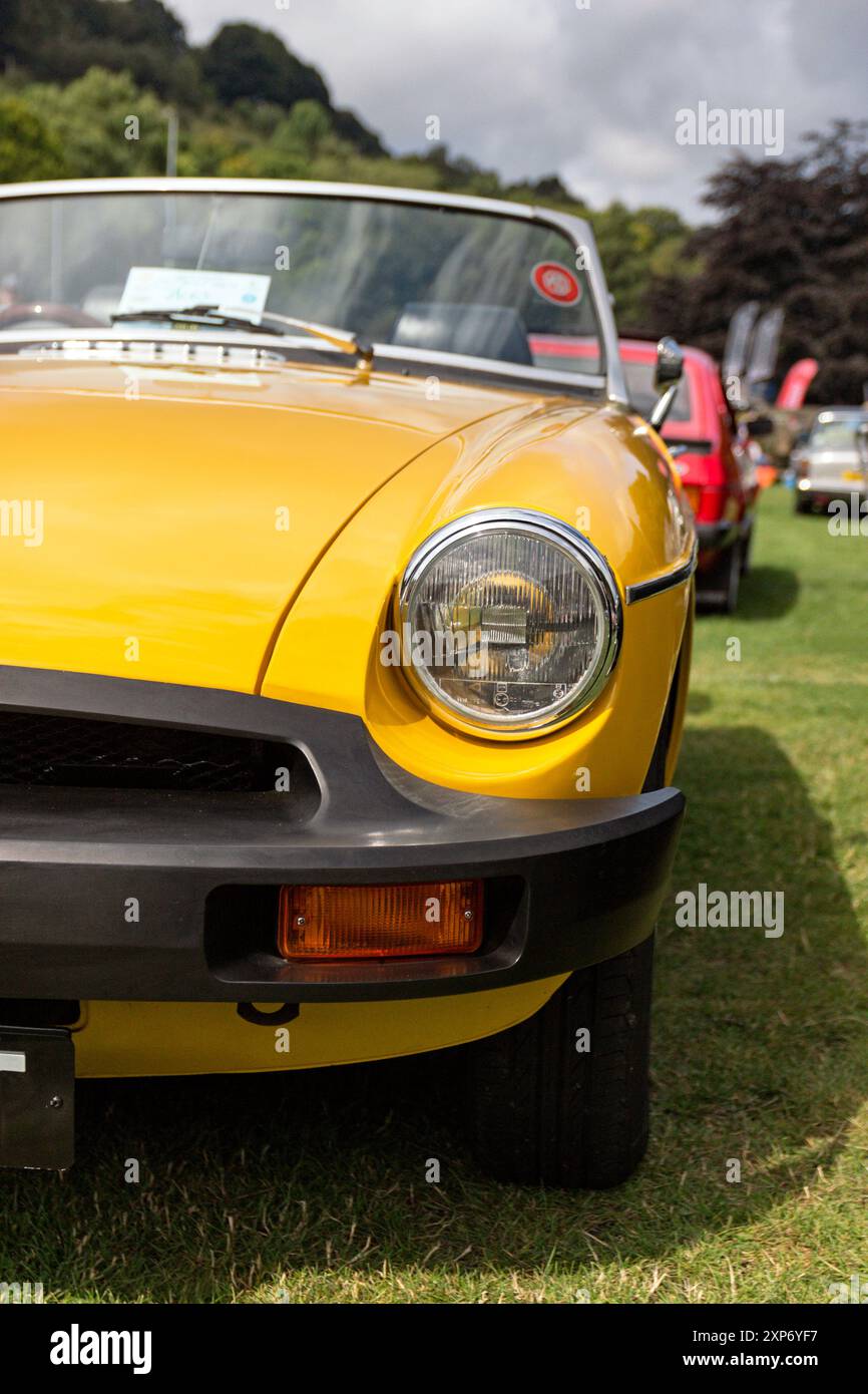 MG MGB. Weekend d'epoca di Hebden Bridge 2024. Foto Stock