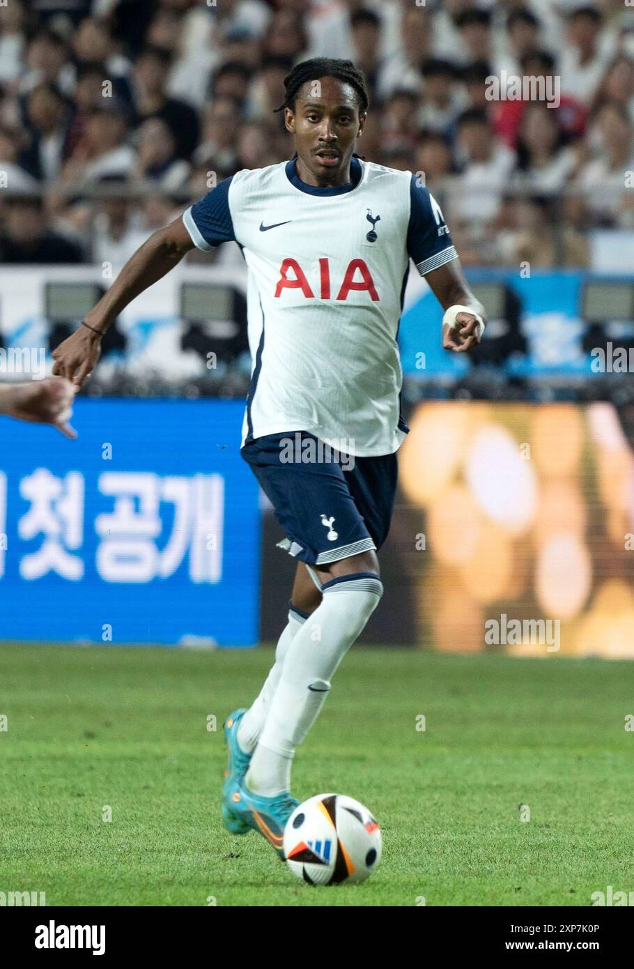 Seoul, Corea del Sud. 3 agosto 2024. Bayern Monaco e Tottenham Hotspur amichevole pre-stagionale al Seoul World Cup Stadium di Seoul, Corea del Sud, il 3 agosto 2024. (Foto di: Lee Young-ho/Sipa USA) credito: SIPA USA/Alamy Live News Foto Stock