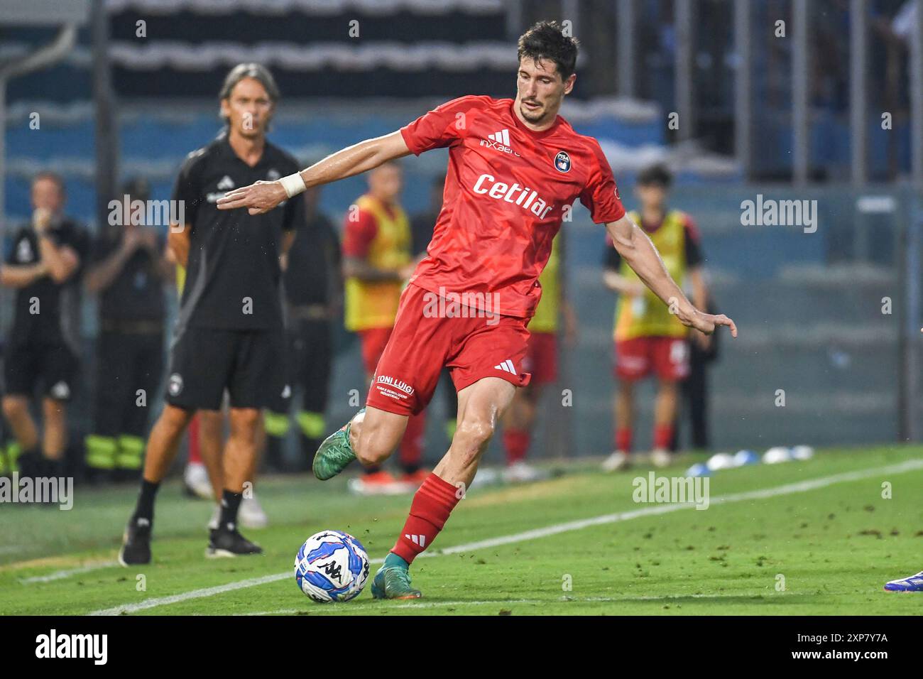 STEFANO MOREO (PISA) durante il Pisa SC vs Inter - FC Internazionale, amichevole di calcio a Pisa, Italia, 02 agosto 2024 Foto Stock