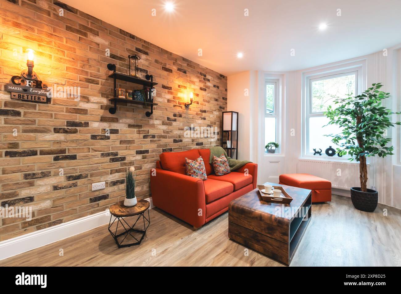 Living room interior design Foto Stock