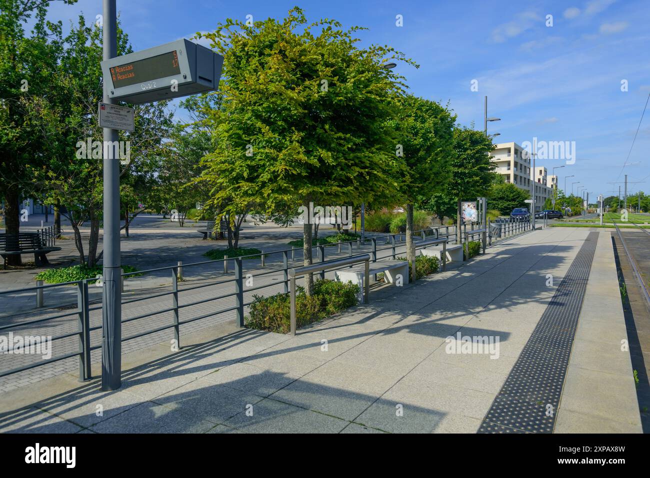 Frankreich, Angers, Straßenbahn Linie A // Francia, Angers, linea A del tram Foto Stock