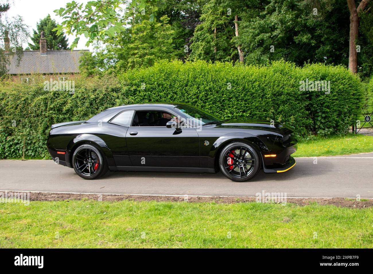 2007 Black Ford Mustang GT California CS Special Sports car con motore da 4,6 litri. La GT/CS era disponibile come coupé o convertibile, con cambio manuale o automatico; arrivò al Worden Park Motor Village per il Leyland Festival, nel Regno Unito Foto Stock
