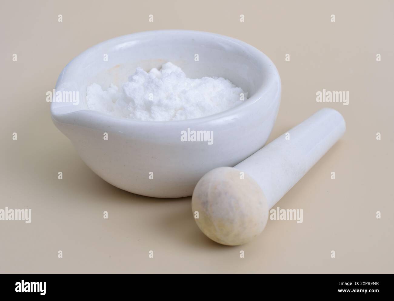 Acido aspartico, la forma ionica è nota come aspartato Foto Stock