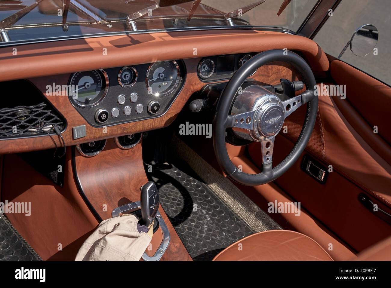 Williams Morgan Plus sei interni britannici convertibili per auto sportive Foto Stock