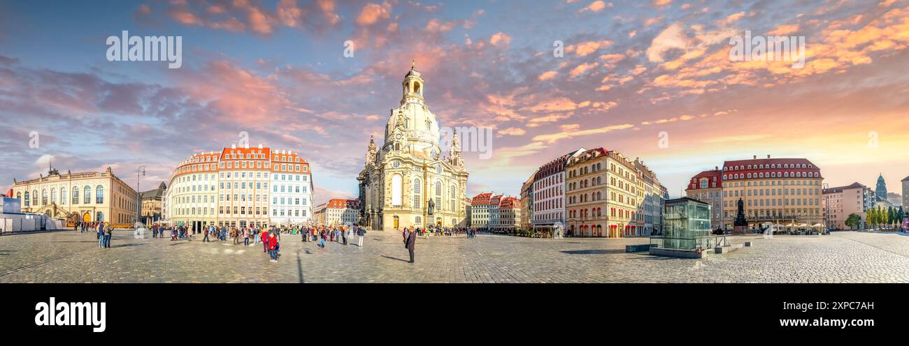 Vecchia città di Dresda, Germania Foto Stock