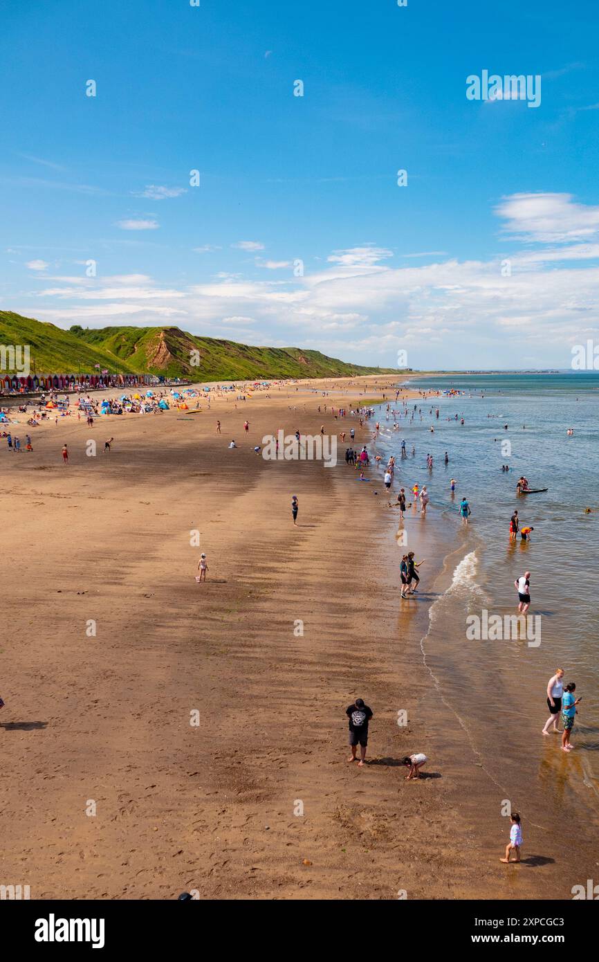 Saltburn-by-the-Sea, è una città costiera situata nella parrocchia civile di Saltburn, Marske e New Marske, nel Redcar e Cleveland, nel North Yorkshire, in Inghilterra Foto Stock