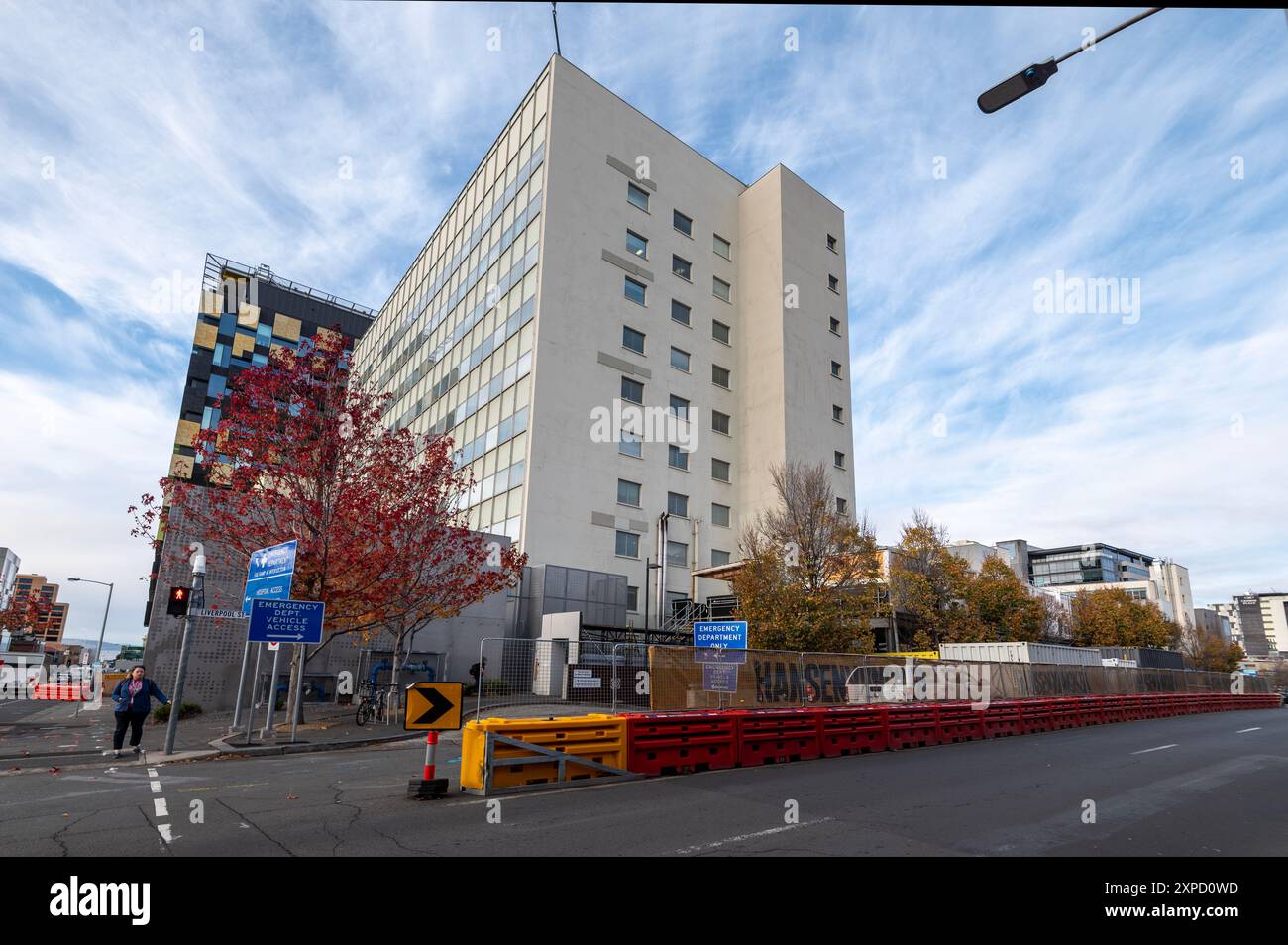 Il Royal Hobart Hospital è un ospedale generale in Liverpool Street, Hobart, Tasmania, Australia. Foto Stock