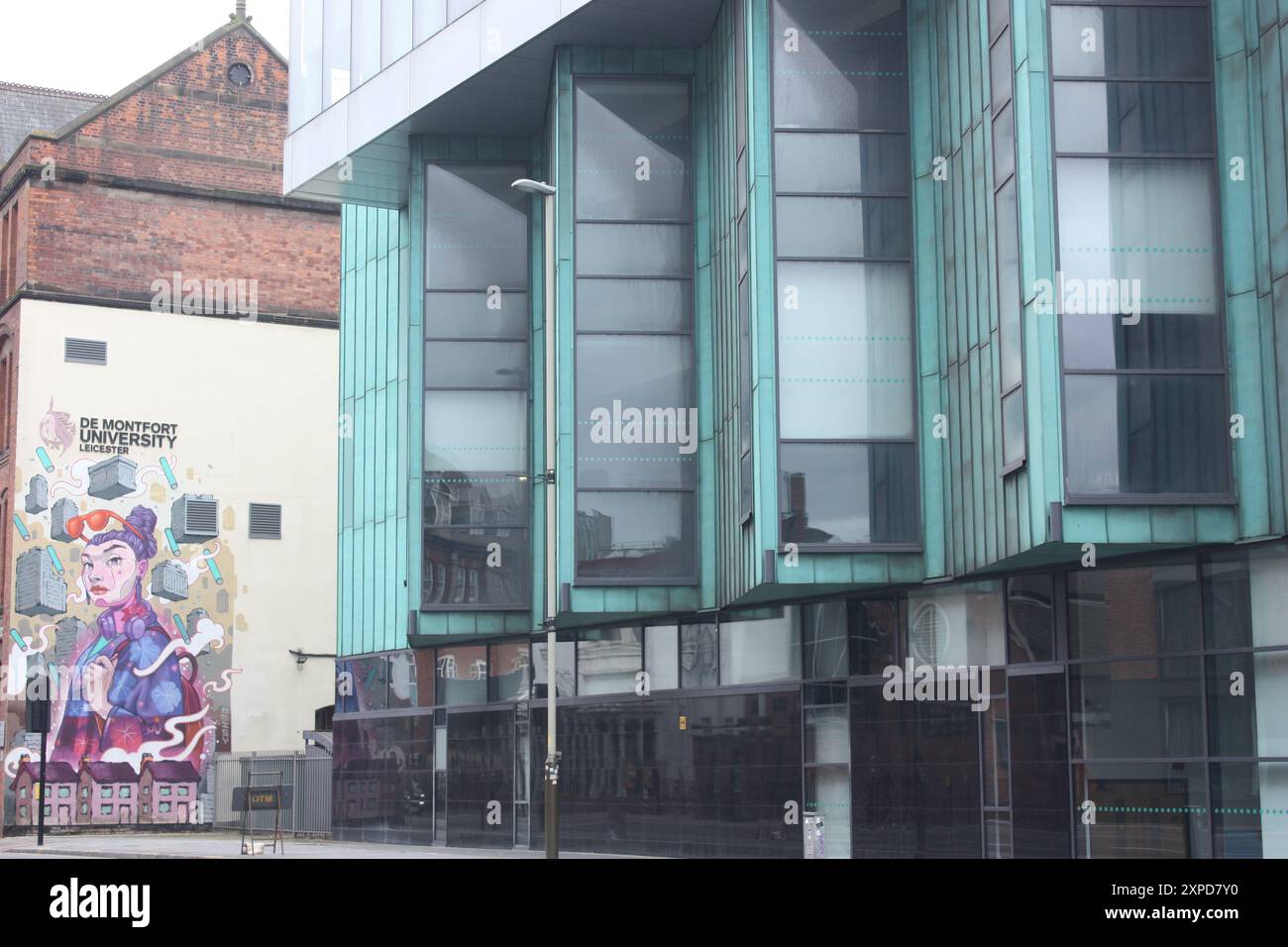 De Montfort University, Leicester, Inghilterra, Regno Unito Foto Stock