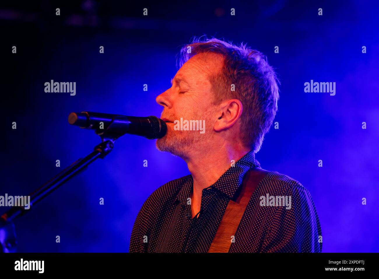 STOCCOLMA, Svezia. , . L'attore canadese Kiefer Sutherland si esibisce con la sua band al Grona Lund di Stoccolma, Svezia, il 5 agosto 2024. Foto: Mickan Mörk/TT/codice 11576 credito: TT News Agency/Alamy Live News Foto Stock