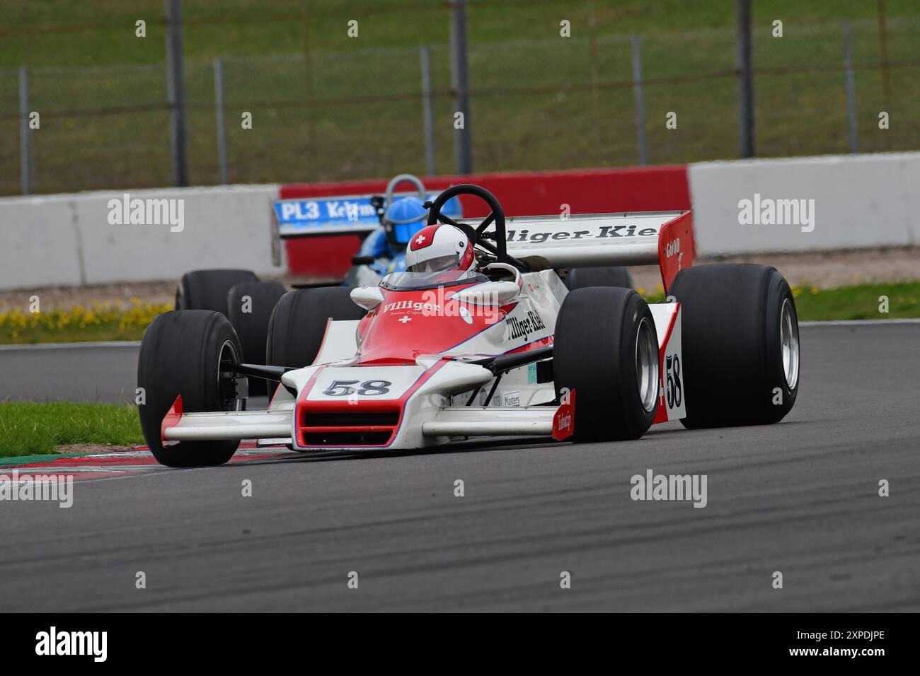 Ewen Sergison, Shadow DN9A, Masters Racing Legends per 1966 a 1985 vetture di F1, Masters Historic Racing, due gare di venti minuti nel fine settimana per Foto Stock