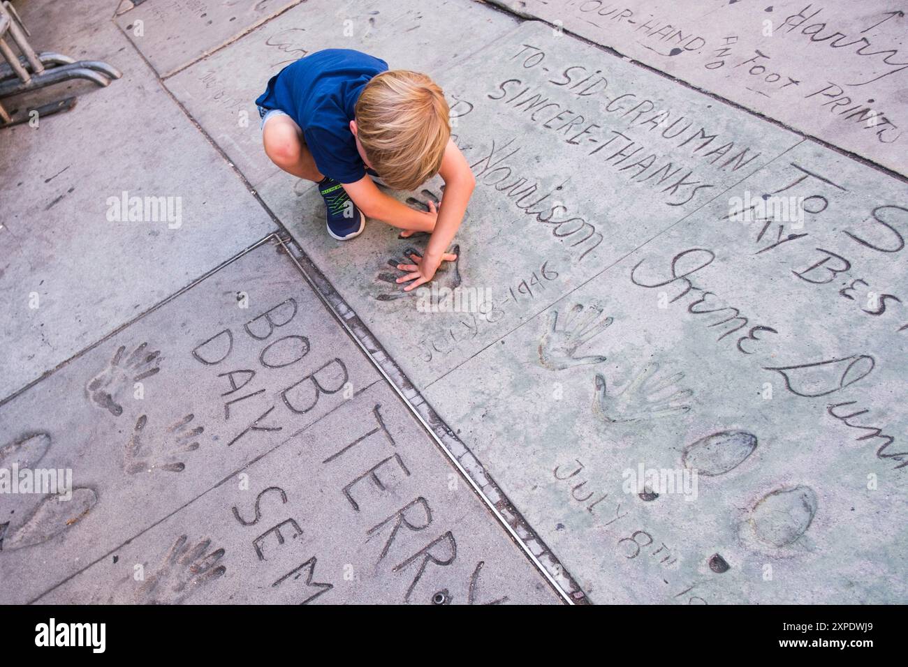 Hollywood e Los Angeles, California, Stati Uniti d'America Foto Stock