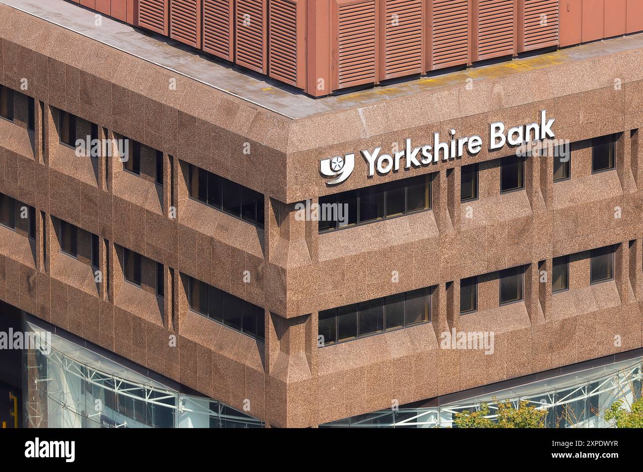 Yorkshire Bank nel centro di Leeds Foto Stock