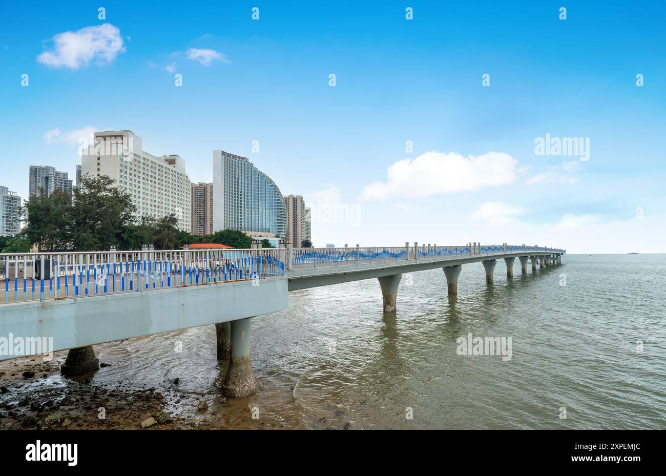 Molo turistico sul mare, Beihai, Guangxi, Cina Foto Stock