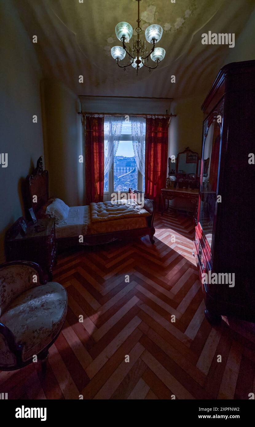 Frammento interno di Casa Mila ( la Pedrera ), Barcellona, Spagna Foto Stock