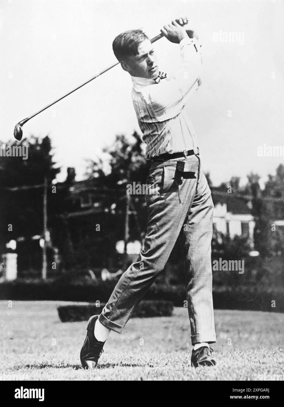 Fotografia del leggendario golfista Bobby Jones News - circa 1917 Foto Stock