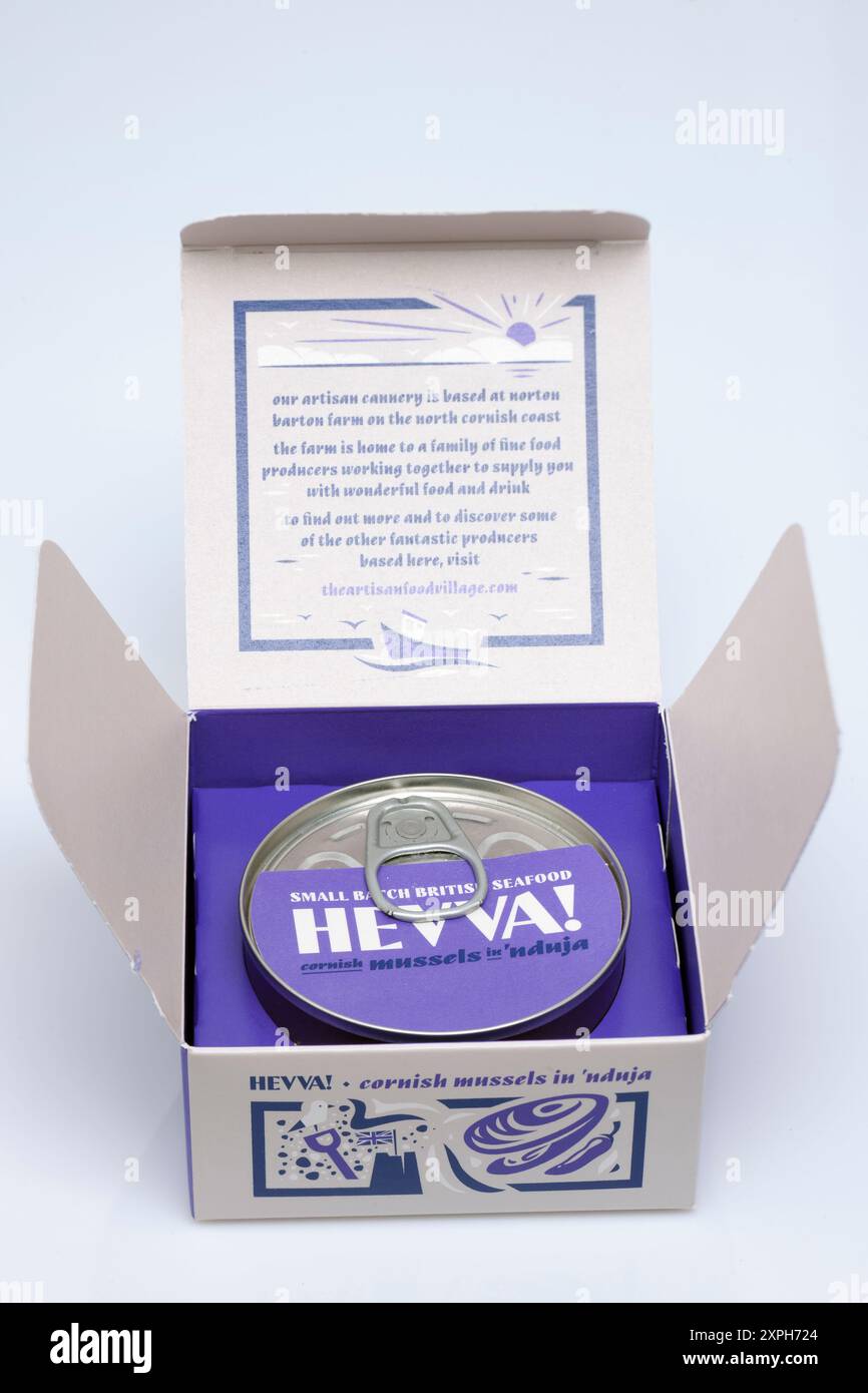 Hevva! -Stagno di cozze corniche a Nduja Foto Stock