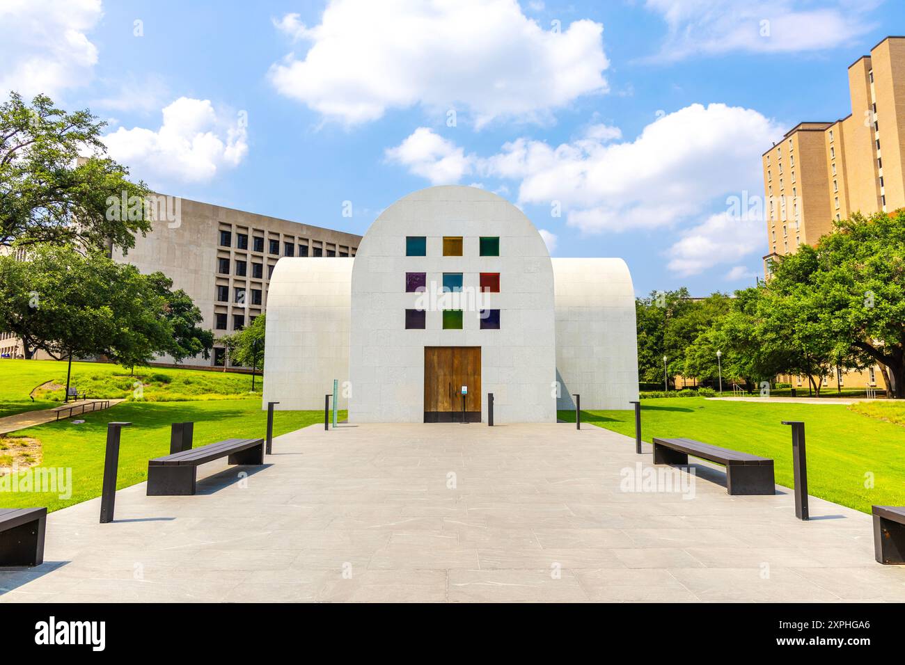 'Austin' (2018) di Ellsworth Kelly al Blanton Museum of Art, Austin, Texas, USA Foto Stock